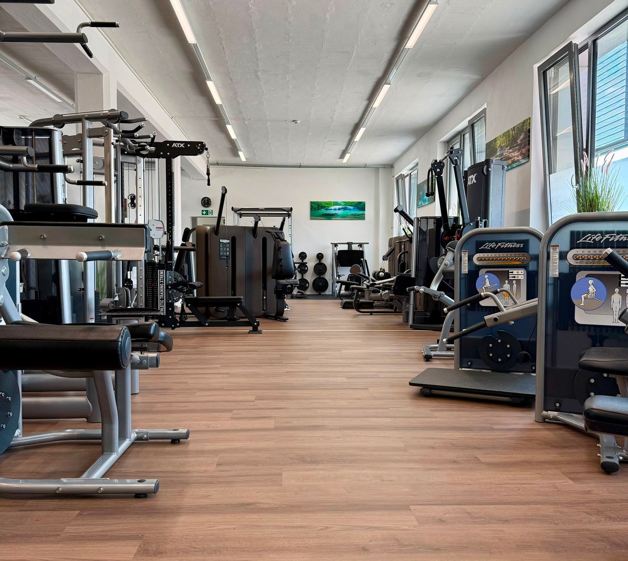 Gerätebereich für gesundheitsorientiertes Training bei SohFit
